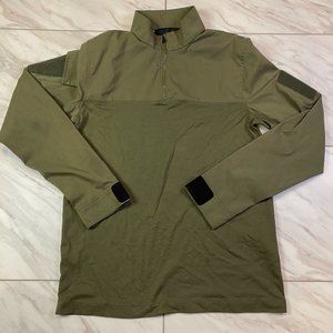 Under Armour Tactical 1/4 Zip Pullover Long Sleeve Olive Green Medium M